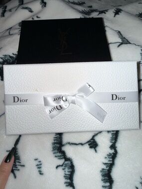 Dior White Gift Box with Ribbon